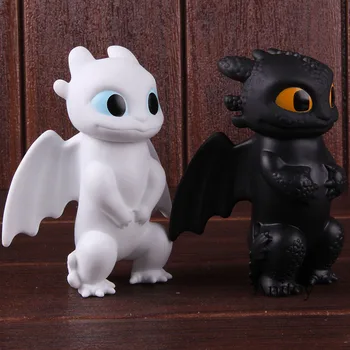 How To Train Your Dragon Hot Toy Night Fury & Light Fury Toothless Dragon Figures Toy PVC Collectible Model Toys Gifts 2pcs/set
How To Train Your Dragon Hot Toy Night Fury & Light Fury Toothless Dragon Figures Toy PVC Collectible Model Toys Gifts 2pcs/set