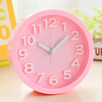 3D Dial Numbers Table Alarm Clocks Beauty Pink Color Sweep Silent Desk House Clocks Function Alarm Set Up For Living Room
3D Dial Numbers Table Alarm Clocks Beauty Pink Color Sweep Silent Desk House Clocks Function Alarm Set Up For Living Room