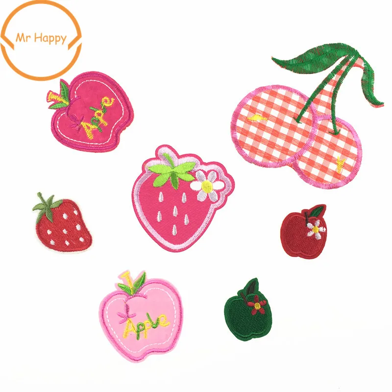 1pcs Iron On fruit strawberry cherry apple Patches Embroidery Stickers for Bags Clothes Decoration Appliques
1pcs Iron On fruit strawberry cherry apple Patches Embroidery Stickers for Bags Clothes Decoration Appliques