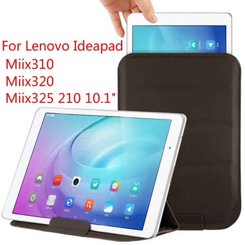 

Sleeve Bag case For Lenovo Ideapad MIIX 310 320 Miix310 Miix320 Miix325 210 10.1" Tablet PU Leather PC Protective Sleeve Cases