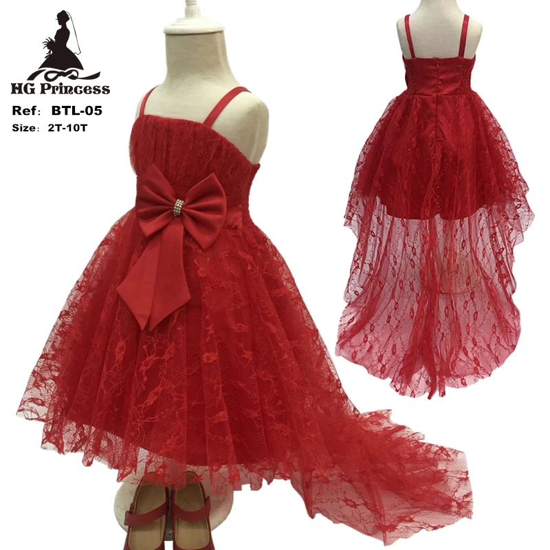 Hot Sales HG Princess Cotton Lining 2-10 Years Red girl dress 2019 new Desin Lace Kids party dresses with Bow Child pageant Gown
Hot Sales HG Princess Cotton Lining 2-10 Years Red girl dress 2019 new Desin Lace Kids party dresses with Bow Child pageant Gown