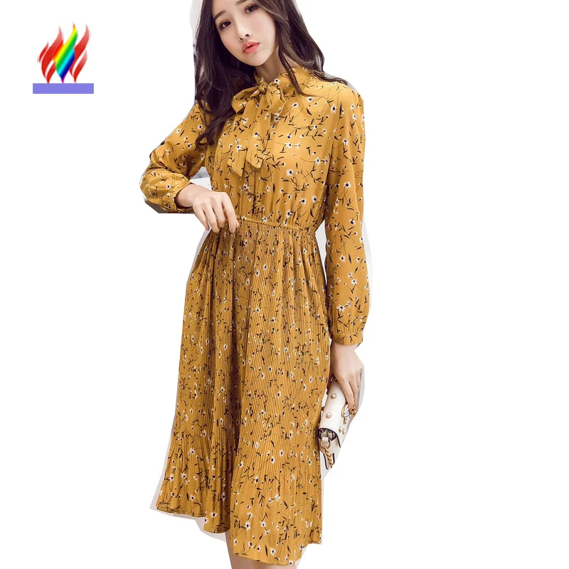 Cute Sweet Dresses New Japan Korea Style Women Fashion Long Sleeve Casual Slim Waist Girls Preppy Bow Vintage Floral Print Dress
Cute Sweet Dresses New Japan Korea Style Women Fashion Long Sleeve Casual Slim Waist Girls Preppy Bow Vintage Floral Print Dress