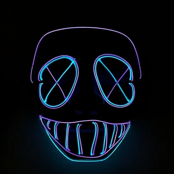 Halloween Led Mask Party Masque Masquerade Masks Neon Mask Light Glow In The Dark Mascara Horror Masks Glowing Masker Purge
Halloween Led Mask Party Masque Masquerade Masks Neon Mask Light Glow In The Dark Mascara Horror Masks Glowing Masker Purge