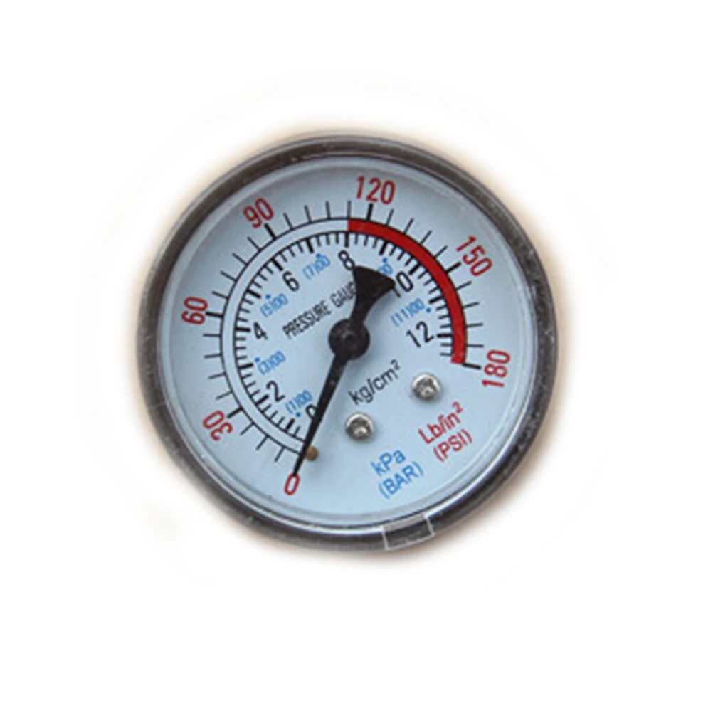 Bar Air Pressure Gauge 9mm Thread 0-180 PSI 0-12 Manometer Double Scale For Air Compressor Iron Tool Parts
Bar Air Pressure Gauge 9mm Thread 0-180 PSI 0-12 Manometer Double Scale For Air Compressor Iron Tool Parts