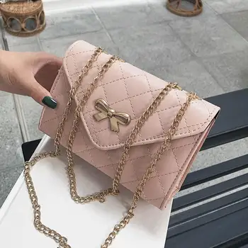 Fashion Simple PU Leather Women Messenger Bag Plaid Ladies Crossbody Bag Chain Trendy Candy Color Small Flap Shopping Handbag
Fashion Simple PU Leather Women Messenger Bag Plaid Ladies Crossbody Bag Chain Trendy Candy Color Small Flap Shopping Handbag