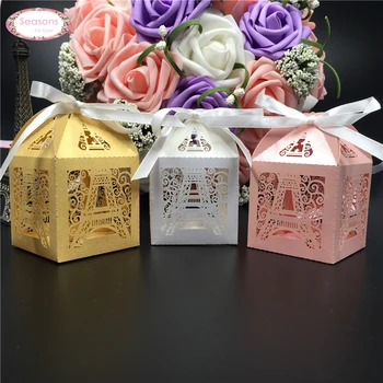 50Pcs Laser Cut Paris Tower Candy box Chocolate Packaging Birthday Party Decorations Kids Gift Box Wedding Party Supplies
50Pcs Laser Cut Paris Tower Candy box Chocolate Packaging Birthday Party Decorations Kids Gift Box Wedding Party Supplies