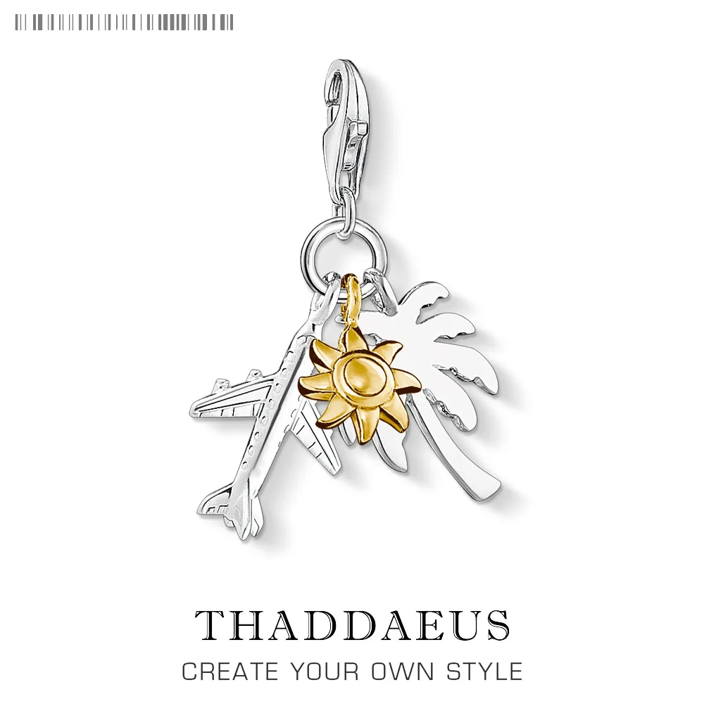 Palm Tree,Sun,Plane Charm 2019 New Arrival 925 Sterling Silver Holiday Gift Simple Fashion Jewelry Fit Bracelet Necklace
Palm Tree,Sun,Plane Charm 2019 New Arrival 925 Sterling Silver Holiday Gift Simple Fashion Jewelry Fit Bracelet Necklace