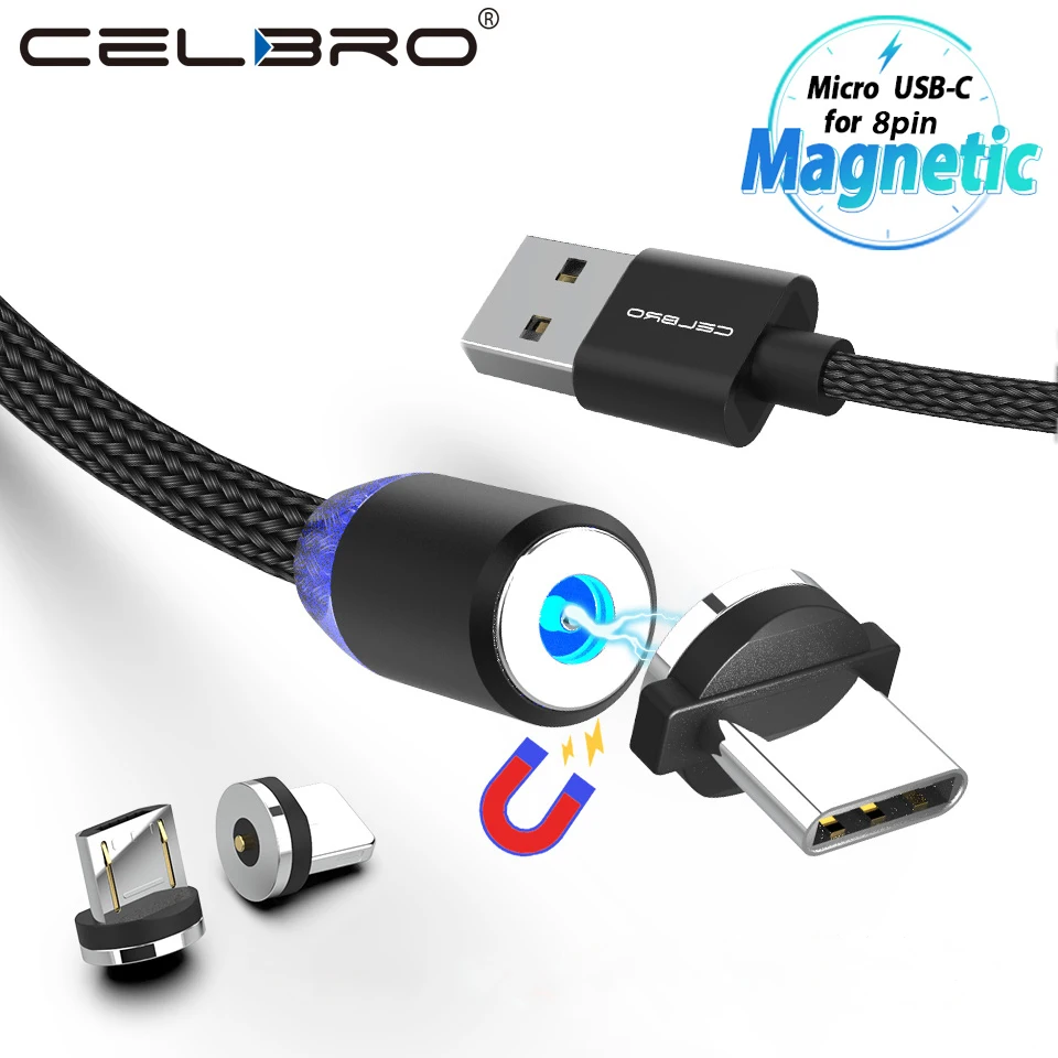 Magnetic Micro USB Type C Charger Cable Microusb for Huawei Honor 20 Note 10 9 Nokia 8 Google Pixel 3 2 3XL Cabel Usb C 2 Meter
Magnetic Micro USB Type C Charger Cable Microusb for Huawei Honor 20 Note 10 9 Nokia 8 Google Pixel 3 2 3XL Cabel Usb C 2 Meter