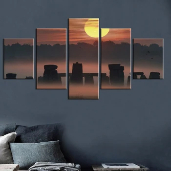 Wall Art HD Prints Home Decoration 5 Pieces Stonehenge Canvas Landscape Painting For Living Room Modular Pictures Artwork Poster
Wall Art HD Prints Home Decoration 5 Pieces Stonehenge Canvas Landscape Painting For Living Room Modular Pictures Artwork Poster
