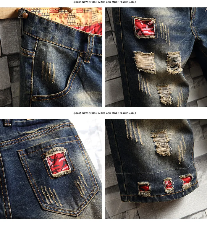 Men's Breathable Denim Shorts HTB1aK3.L9zqK1RjSZPxq6A4tVXa9.jpg - Men's Breathable Denim Shorts