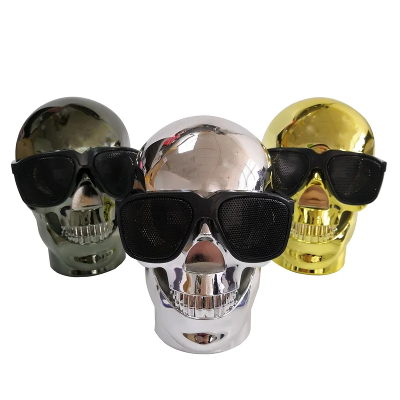 Skull Wireless Bluetooth Speaker Portable Subwoof Sound With Mic TF Card FM Radio MP3 Music Play Loudspeaker LED Light Speaker
Skull Wireless Bluetooth Speaker Portable Subwoof Sound With Mic TF Card FM Radio MP3 Music Play Loudspeaker LED Light Speaker
