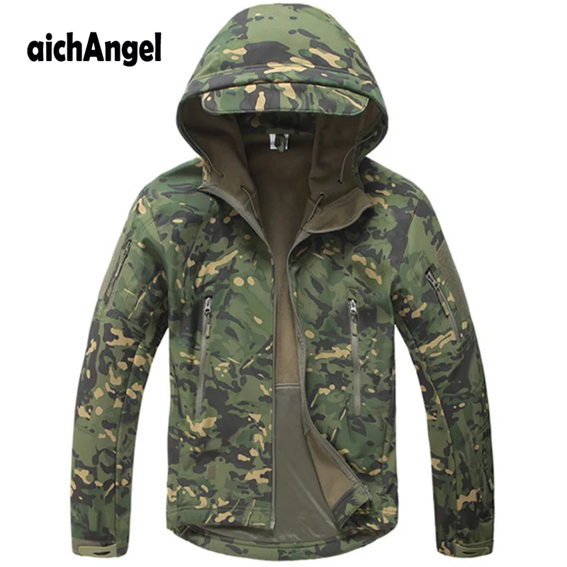 Lurker Shark Skin Softshell Military Tactical Jacket Men Waterproof Coat Camouflage Hooded Jacket Army Camo Windbreakers
Lurker Shark Skin Softshell Military Tactical Jacket Men Waterproof Coat Camouflage Hooded Jacket Army Camo Windbreakers