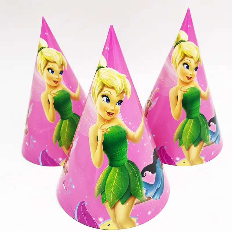 12pcs Lot Tinkerbell Party Hats Birthday Party Decorations