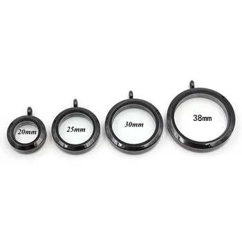 Wholesale 4 Sizes 316L Stainless Steel Floating Locket Twist Black Plain Floating Locket Pendant for DIY Jewelry
Wholesale 4 Sizes 316L Stainless Steel Floating Locket Twist Black Plain Floating Locket Pendant for DIY Jewelry
