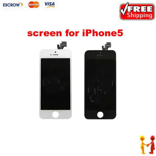 Assembly digitizer, LCD screen for iphone5, Display for iPhone 5 LCD