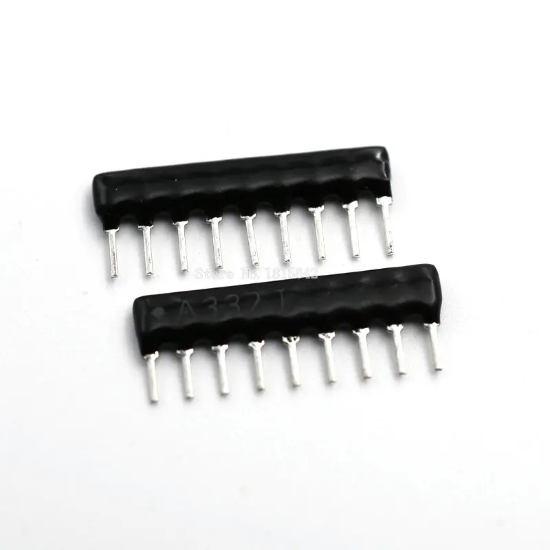 30PCS DIP Exclusion Network Resistor Array 9Pin 3K3 3.3K ohm A332J 3.3KR Resistance Network Array A09-332J
30PCS DIP Exclusion Network Resistor Array 9Pin 3K3 3.3K ohm A332J 3.3KR Resistance Network Array A09-332J