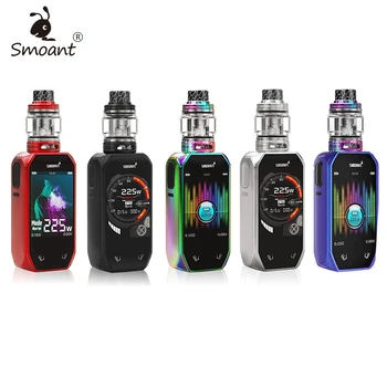Original Smoant Naboo 225W kit Touch Button Max 225W 2.4 inch screen with 4ml/2ml tank atomizer vape kits vs Smoant Cylon/Charon
Original Smoant Naboo 225W kit Touch Button Max 225W 2.4 inch screen with 4ml/2ml tank atomizer vape kits vs Smoant Cylon/Charon