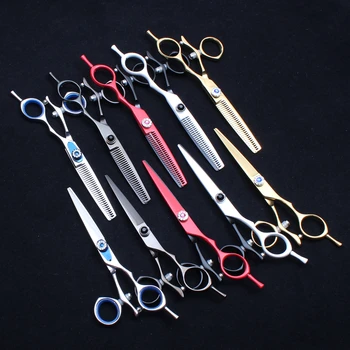 1Pair 5.5" 16cm 440C Customized Logo Professional Barber Shop Cutting Shears Thinning Scissors Hair Scissors Swivel Handle C9019
1Pair 5.5" 16cm 440C Customized Logo Professional Barber Shop Cutting Shears Thinning Scissors Hair Scissors Swivel Handle C9019