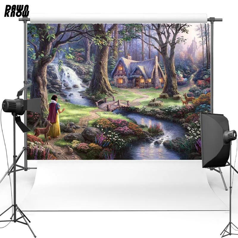 DAWNKNOW Forest Vinyl Photography Background For Wedding Snow White Polyester Backdrops For Children Photo Studio Props G042
DAWNKNOW Forest Vinyl Photography Background For Wedding Snow White Polyester Backdrops For Children Photo Studio Props G042