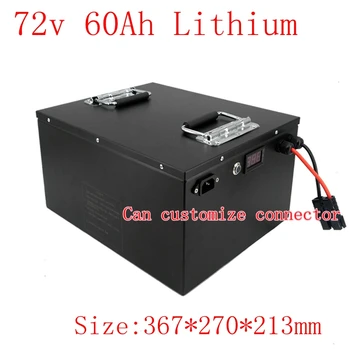 High Quality Lithium Battery 72V 60Ah with Built-in BMS for 5000W Motor Electric Bike Motorcycle Electric Scooter Wheelchair
High Quality Lithium Battery 72V 60Ah with Built-in BMS for 5000W Motor Electric Bike Motorcycle Electric Scooter Wheelchair