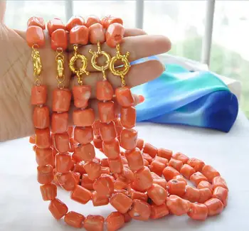 beautiful wholesale 5pcs 18" 16mm original baroque cylinder pink coral necklace
beautiful wholesale 5pcs 18" 16mm original baroque cylinder pink coral necklace