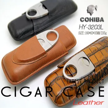 Cohiba Portable Genuine Leather Cigar Case 2 Tube Holder Travel Cigars Humidor Box w Metal Cigar Cutter Pouch
Cohiba Portable Genuine Leather Cigar Case 2 Tube Holder Travel Cigars Humidor Box w Metal Cigar Cutter Pouch