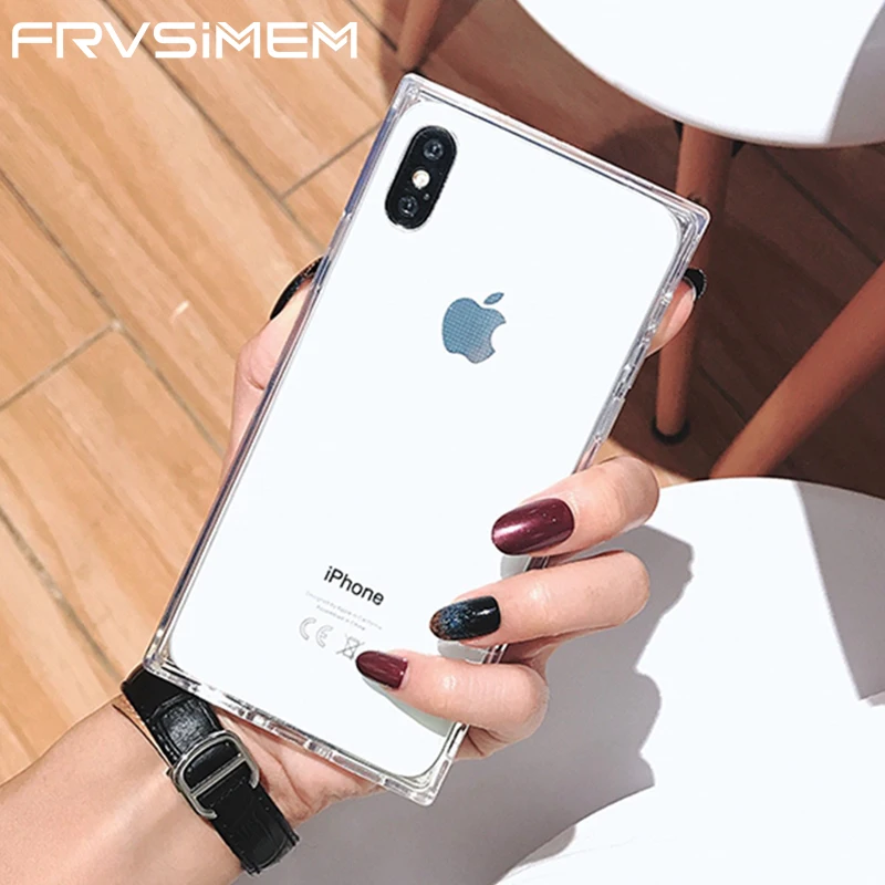 Square Design Clear Soft TPU For iPhone X XS Max XR Phone Case Transparent for iPhone 7 8 Plus 6 6s Case Cover 6s Plus 7Plus
Square Design Clear Soft TPU For iPhone X XS Max XR Phone Case Transparent for iPhone 7 8 Plus 6 6s Case Cover 6s Plus 7Plus