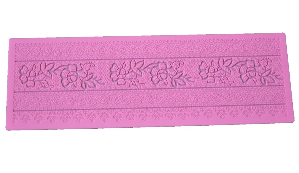 Flower Pattern Lace Mold Silicone Sugar Lace Pad Cake Brim Decoration Mold Kitchenware
Flower Pattern Lace Mold Silicone Sugar Lace Pad Cake Brim Decoration Mold Kitchenware