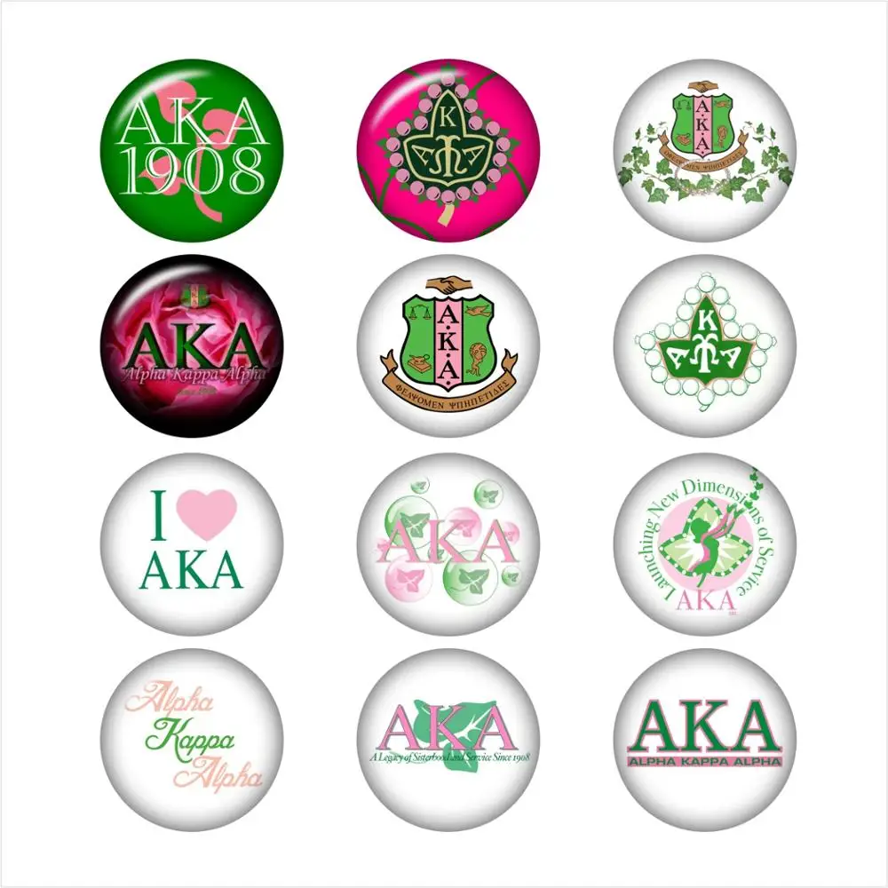20PCS Mixed Glass Snap Button Jewelry AKA AlphaKappa Alpha Sorority For DIY 18MM Button Snap Bracelet Necklace Jewelry
20PCS Mixed Glass Snap Button Jewelry AKA AlphaKappa Alpha Sorority For DIY 18MM Button Snap Bracelet Necklace Jewelry