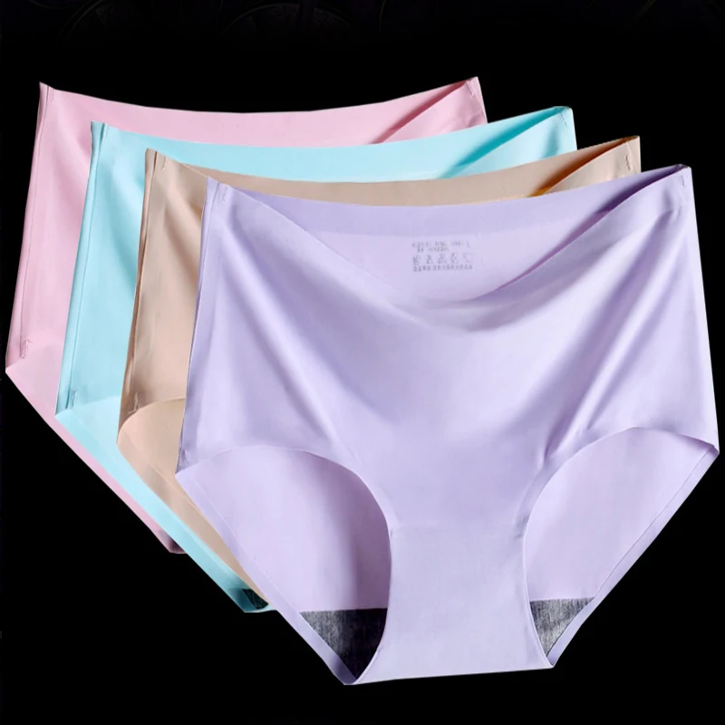 2018 summer 9 color ice silk Women Panties solid seamless underwear plus size mid-rise sexy womens Panties ML-XXL 150
2018 summer 9 color ice silk Women Panties solid seamless underwear plus size mid-rise sexy womens Panties ML-XXL 150