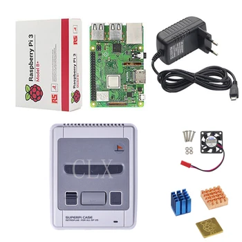Retroflag SUPERPi CASE-J NESPi Case+ Raspberry Pi 3 Model B/B+ Kits +5V 3A Power Adapter + Heat Sink+fan for Raspberry pi 3B/3B+
Retroflag SUPERPi CASE-J NESPi Case+ Raspberry Pi 3 Model B/B+ Kits +5V 3A Power Adapter + Heat Sink+fan for Raspberry pi 3B/3B+