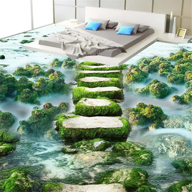 Modern bathroom Custom 3D floor mural wal lpaper wear non-slip waterproof thickened self-adhesive PVC floor painting color
Modern bathroom Custom 3D floor mural wal lpaper wear non-slip waterproof thickened self-adhesive PVC floor painting color