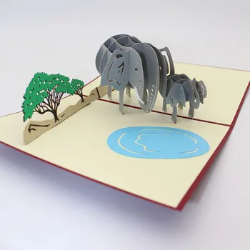 3D Laser Cut Folding Handmade Thailand Cartoon Elephant Paper Invitation Greeting Cards+Envelope Birthday Creative Friend Gift
3D Laser Cut Folding Handmade Thailand Cartoon Elephant Paper Invitation Greeting Cards+Envelope Birthday Creative Friend Gift