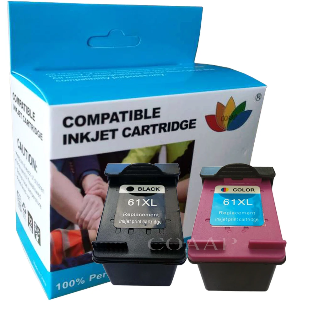 2pcs Refilled Ink for HP 61 XL HP61 DeskJet 1000 3000 1050 1055 2050 3050 3510 3054 Printer Cartridge
2pcs Refilled Ink for HP 61 XL HP61 DeskJet 1000 3000 1050 1055 2050 3050 3510 3054 Printer Cartridge