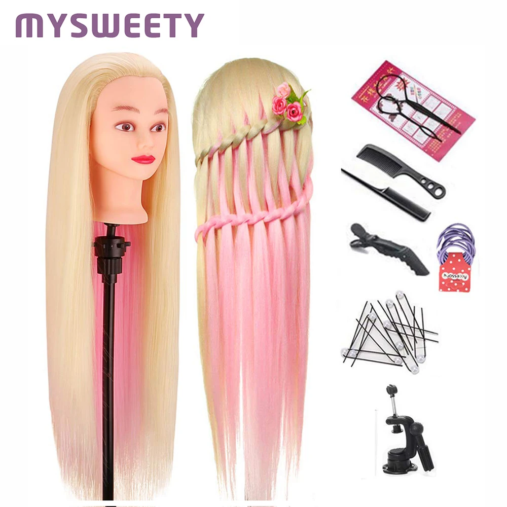 29 Inch Hair Mannequin Head Hairdressing Training Doll Heads Cosmetology Hair Styling Mannequins Heads with Practice Tools
29 Inch Hair Mannequin Head Hairdressing Training Doll Heads Cosmetology Hair Styling Mannequins Heads with Practice Tools