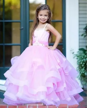 New Pink Ball Gown Girls Pageant Dresses Christmas Tiered Layers Flower Girl Gowns Size 2-14Y
New Pink Ball Gown Girls Pageant Dresses Christmas Tiered Layers Flower Girl Gowns Size 2-14Y