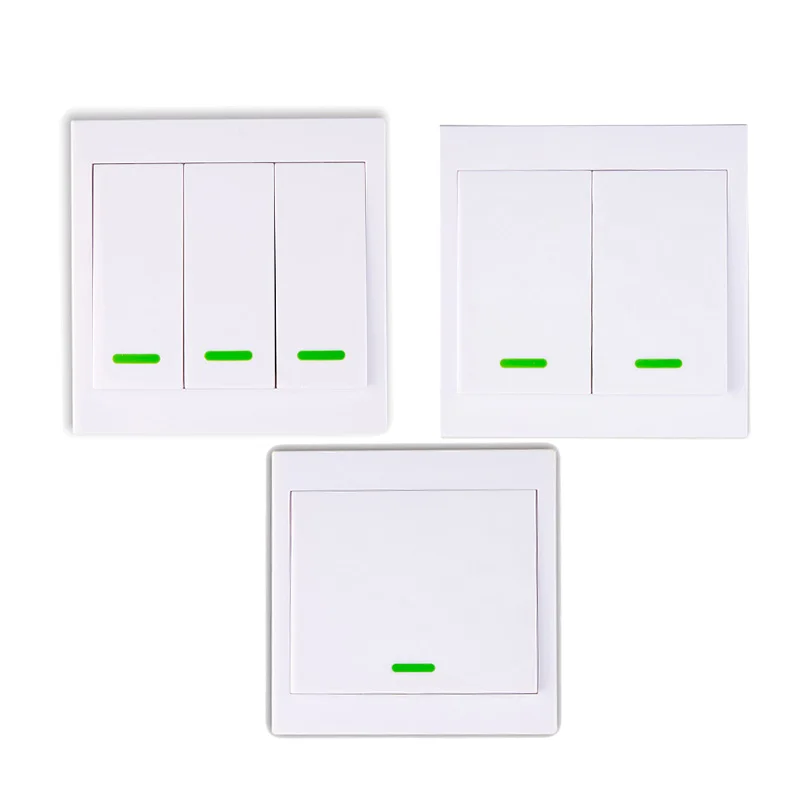 86 Wall Panel Wireless Remote Transmitter 1 2 3 Channel Sticky RF TX Smart For Home Living Room Bedroom 315 / 433 MHz
86 Wall Panel Wireless Remote Transmitter 1 2 3 Channel Sticky RF TX Smart For Home Living Room Bedroom 315 / 433 MHz