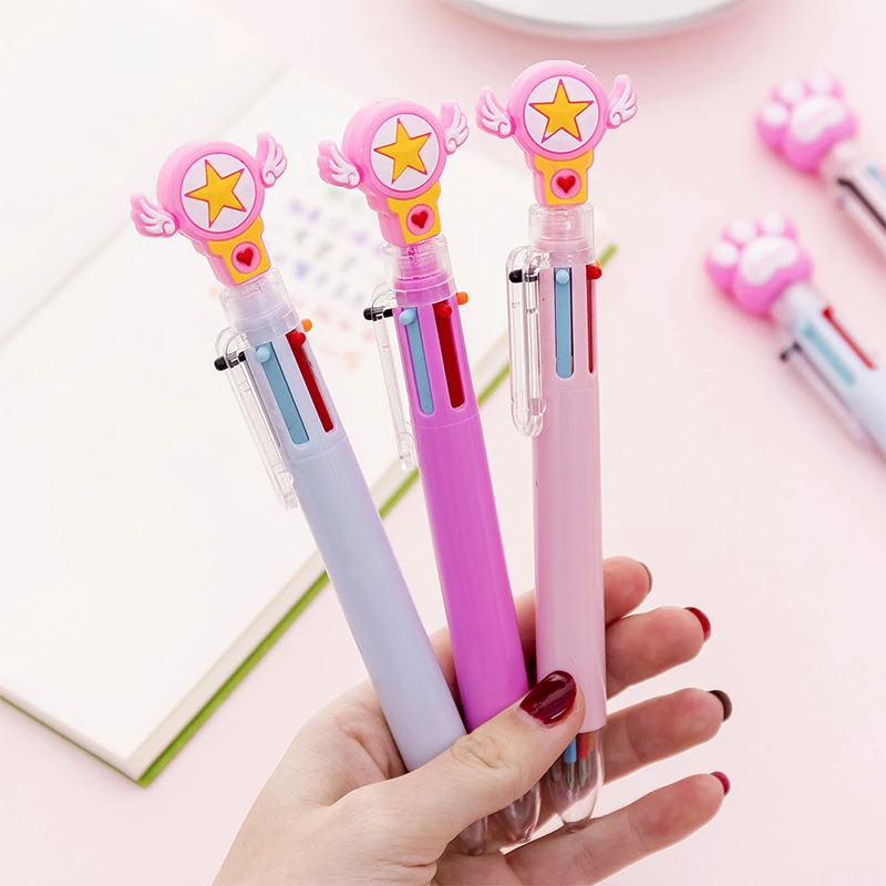 Cartoon Magic Star 0.5mm Six Colors Ballpoint Pen Signing Pen Student Office School Supplies Pen Pencil Writing Supplies Girl
Cartoon Magic Star 0.5mm Six Colors Ballpoint Pen Signing Pen Student Office School Supplies Pen Pencil Writing Supplies Girl