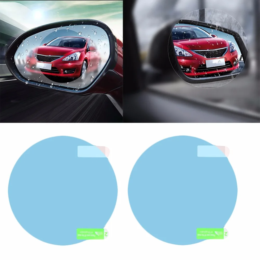 Фото Bostar 2 шт. 8x8 см автомобиль анти туман непромокаемые зеркало заднего вида окно