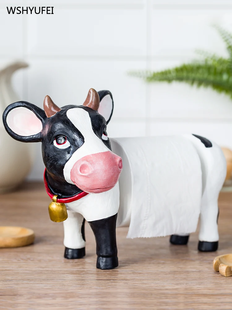 Direct animal paper towel rack roll holder cartoon creative cute cow kitchen paper vertical bathroom tissue box dining table
Direct animal paper towel rack roll holder cartoon creative cute cow kitchen paper vertical bathroom tissue box dining table