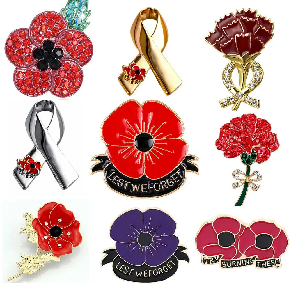 Red Poppy Flower Brooch Pin Broach Lapel Enamel Remembrance Badge Banquet Gifts Women Jewelry Brooches Pins
Red Poppy Flower Brooch Pin Broach Lapel Enamel Remembrance Badge Banquet Gifts Women Jewelry Brooches Pins