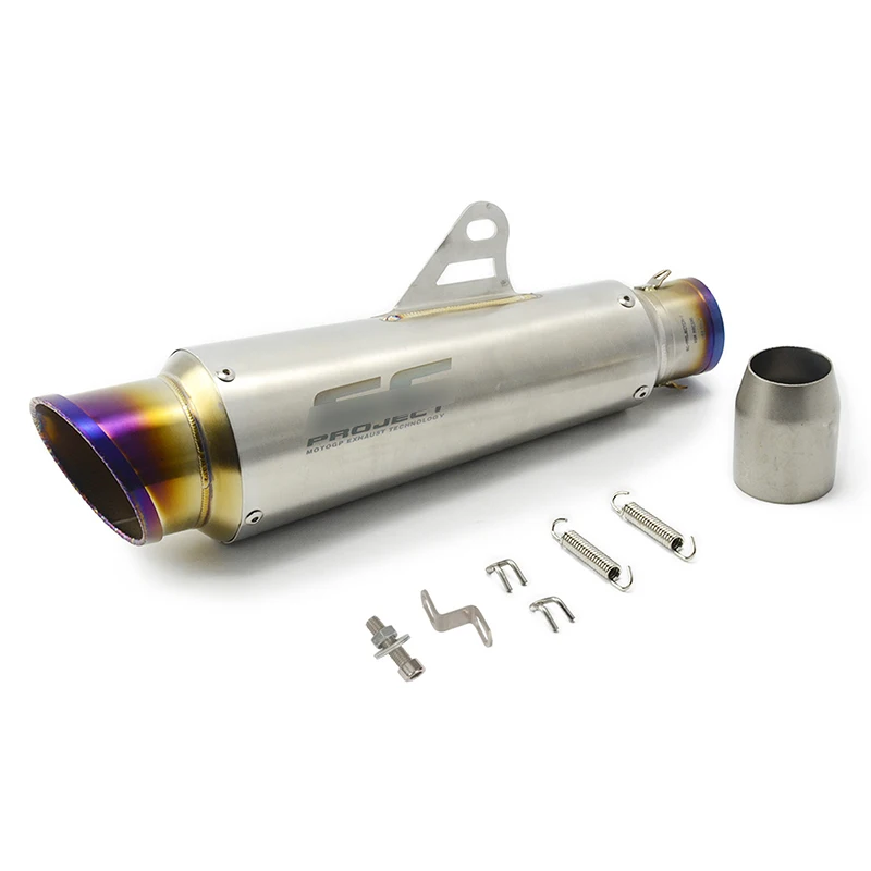 51MM Universal Motorcycle Exhaust Pipe Muffler Escape Moto with db killer For honda CB400 fz1 r6 cb1000r r15 cbr650f
51MM Universal Motorcycle Exhaust Pipe Muffler Escape Moto with db killer For honda CB400 fz1 r6 cb1000r r15 cbr650f