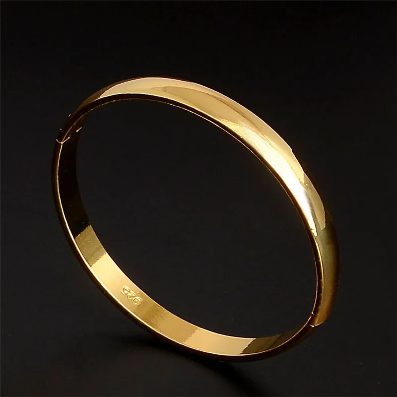 H:HYDE New jewelry gold Color charming smooth unsex's bangle bracelet jewelry for women men hand jewelry pulseiras
H:HYDE New jewelry gold Color charming smooth unsex's bangle bracelet jewelry for women men hand jewelry pulseiras