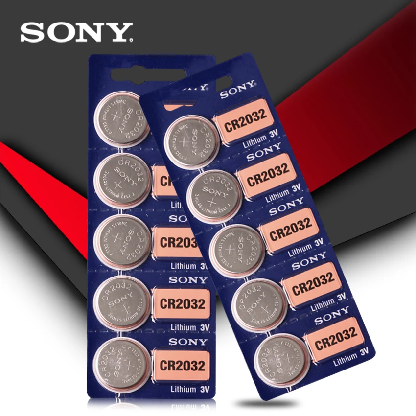 10pc SONY Original cr2032 Button Cell Batteries 3V Coin Lithium Battery For Watch Remote Control Calculator cr2032
10pc SONY Original cr2032 Button Cell Batteries 3V Coin Lithium Battery For Watch Remote Control Calculator cr2032