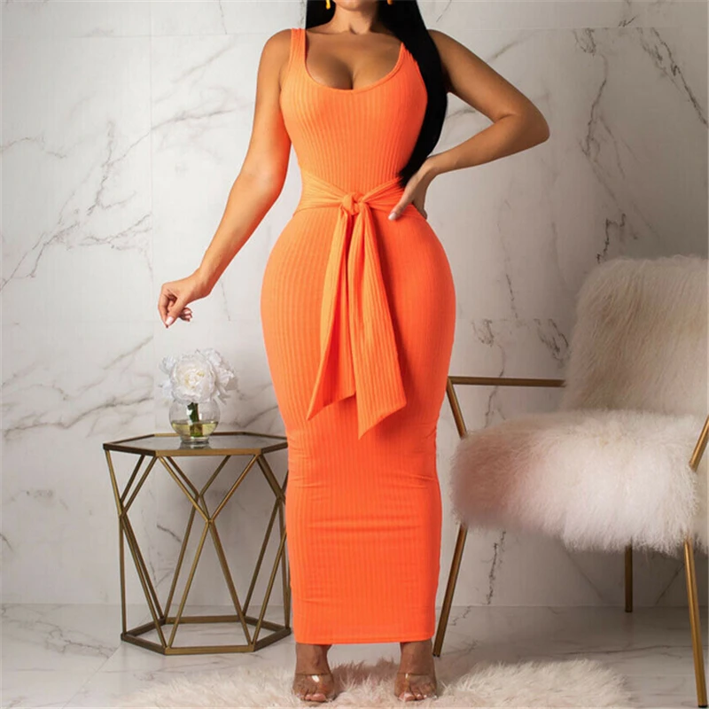 Fashion Women Summer Dress Sexy Sleeveless Bandage Party Dresses Casual Long Dresses Clubwear Solid Color Woman Dress
Fashion Women Summer Dress Sexy Sleeveless Bandage Party Dresses Casual Long Dresses Clubwear Solid Color Woman Dress