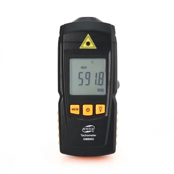 BENETECH GM8905 LCD Backlight Digital Laser Tachometer Non-Contact RPM Tach Tester Meter Motor Speed Gauge Testing Handheld
BENETECH GM8905 LCD Backlight Digital Laser Tachometer Non-Contact RPM Tach Tester Meter Motor Speed Gauge Testing Handheld