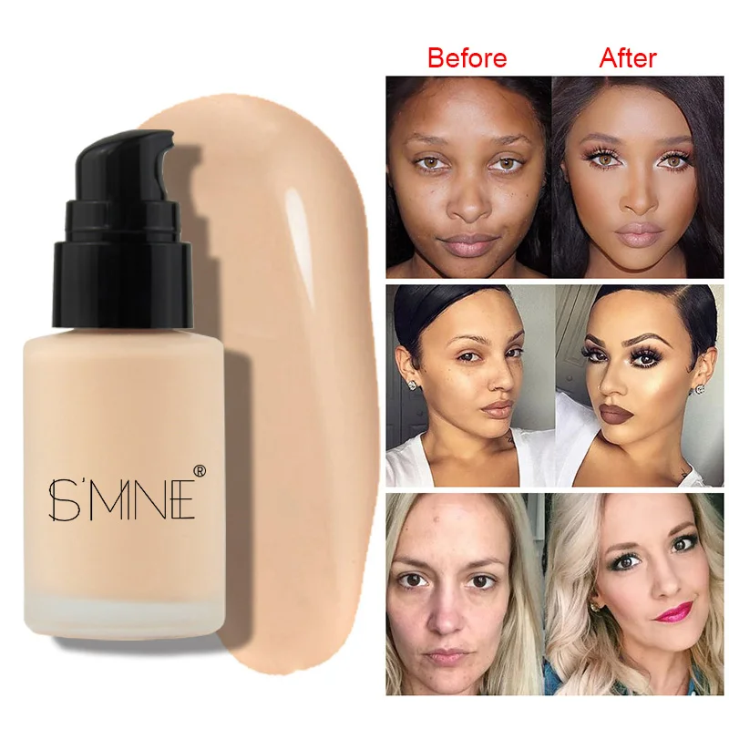 1 Pcs Foundation Face Concealer Moisturizing Waterproof Long Lasting Makeup for Women FM88 | Красота и здоровье
