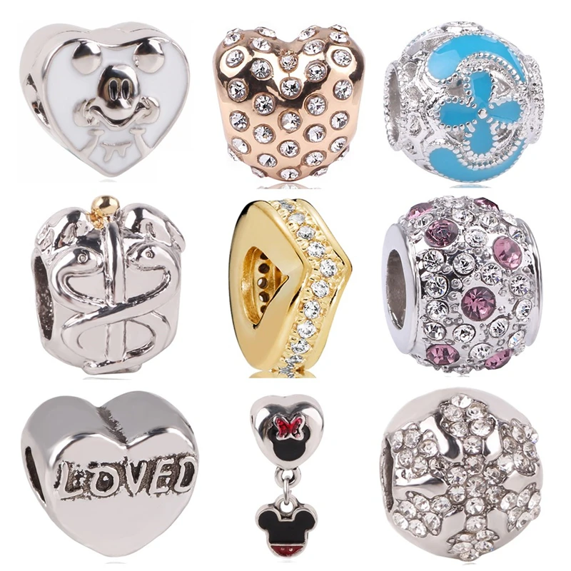 Fit Original Pandora Charms Silver Bracelet Fashion Jewelry Women Man Making New Mickey Snake LOVE Snowflake Bead
Fit Original Pandora Charms Silver Bracelet Fashion Jewelry Women Man Making New Mickey Snake LOVE Snowflake Bead