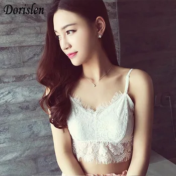 Dorislen Women Girls Eyelash Lace Bandeau Tube Top Sexy Soft Bra With Adjustable Strap
Dorislen Women Girls Eyelash Lace Bandeau Tube Top Sexy Soft Bra With Adjustable Strap