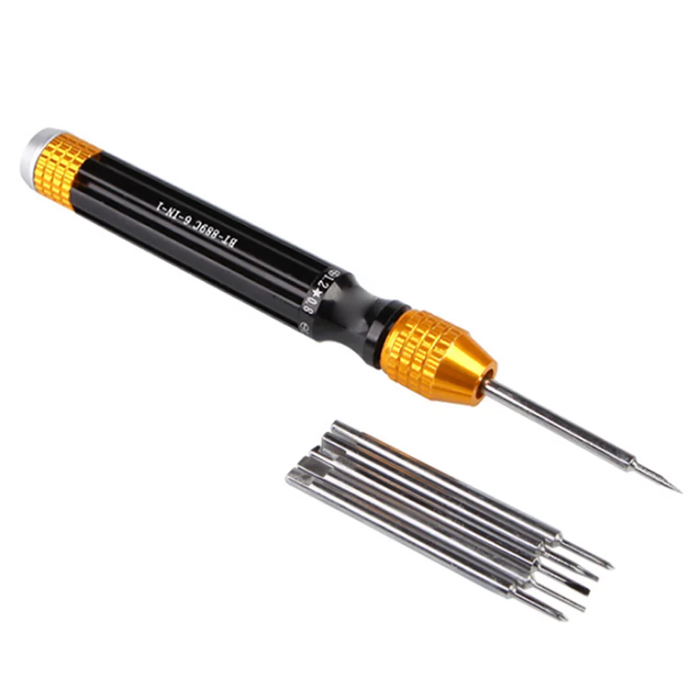 6 in 1 Multi-function Disassemble Tool Demolition Computer Mobile Phone Magnetic Screwdriver Set
6 in 1 Multi-function Disassemble Tool Demolition Computer Mobile Phone Magnetic Screwdriver Set